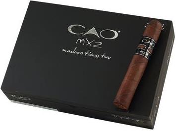 CAO Mx2 Maduro Gordo cigars made in Nicaragua. Box of 20. Free shipping!